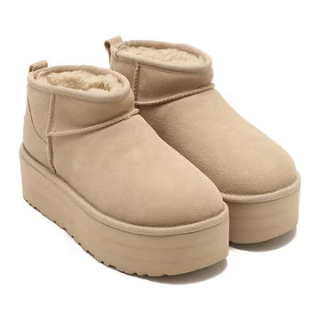 (WMNS) UGG Classic Ultra Mini Platform 'Mustard Seed' 1135092-MDSD