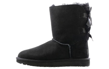 (WMNS) UGG Mini Bailey Bow II Boot Fleece Lined Black 1016225-BLK