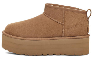 (WMNS) UGG Classic Ultra Mini Platform 'Chestnut' 1135092-CHE