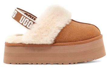 (WMNS) UGG Funkette Slipper 'Brown' 1113474-CHE