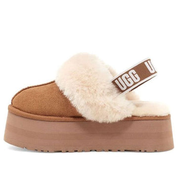 (WMNS) UGG Funkette Slipper 'Brown' 1113474-CHE