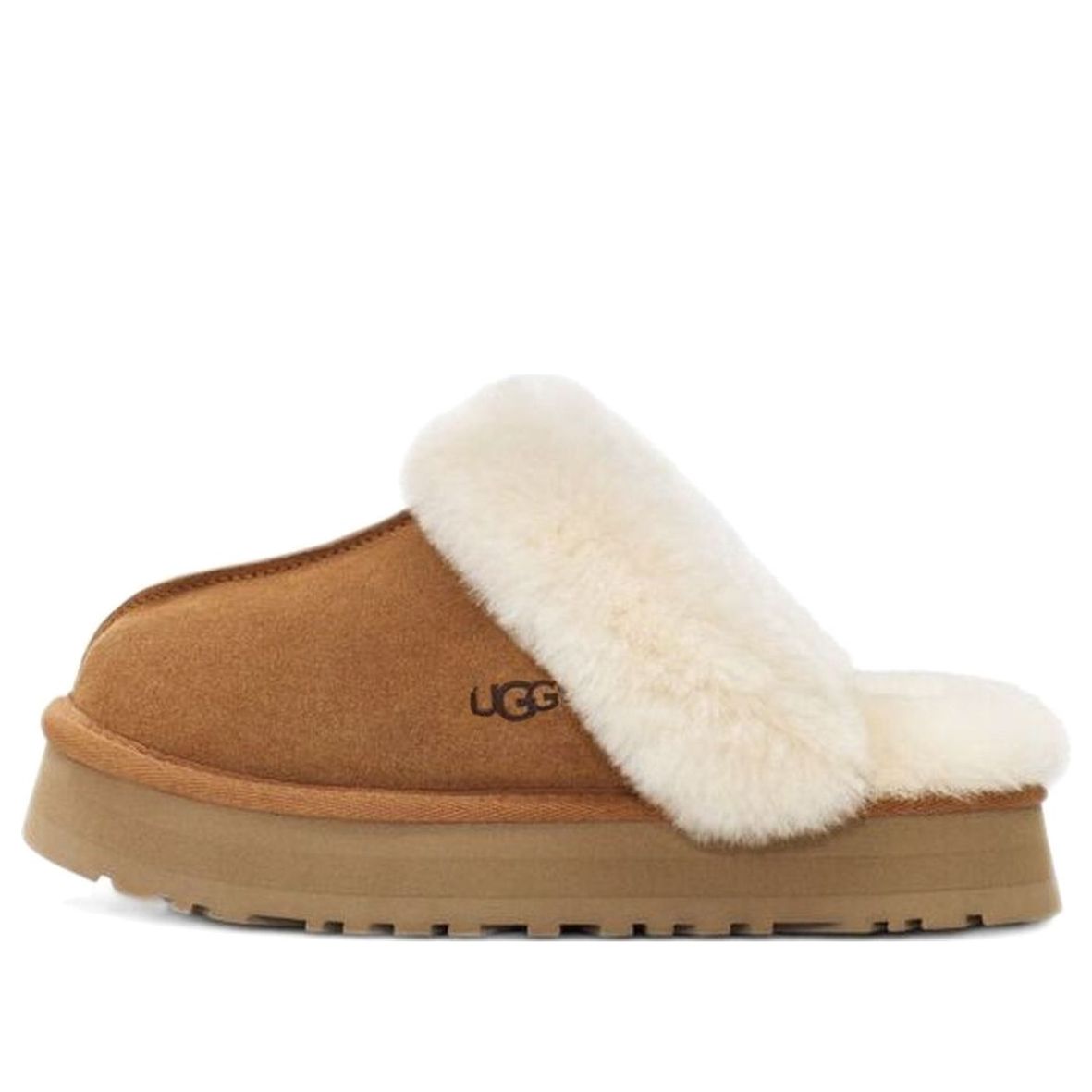 (WMNS) UGG Disquette Slippers 'Chestnut' 1122550-CHE