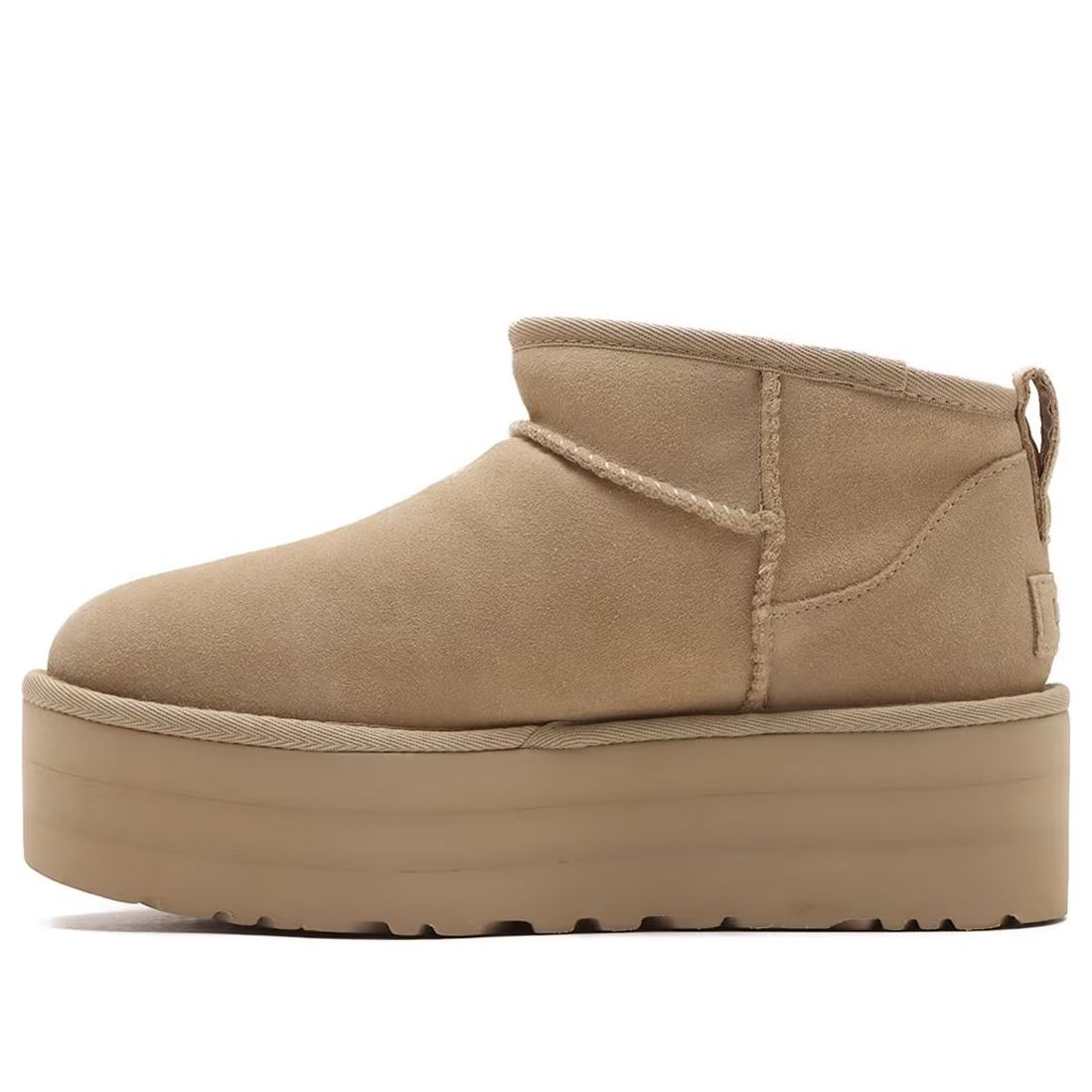 (WMNS) UGG Classic Ultra Mini Platform 'Mustard Seed' 1135092-MDSD