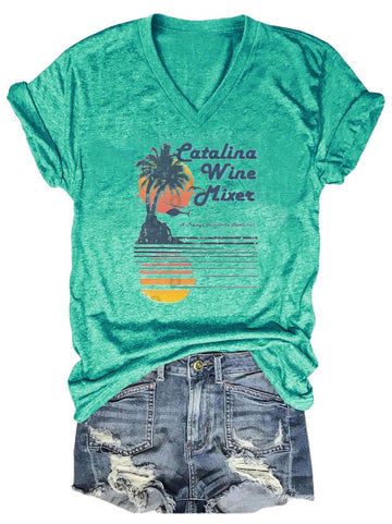 Catalina Wine Mixer Women's T-shirt - Outlets Forever