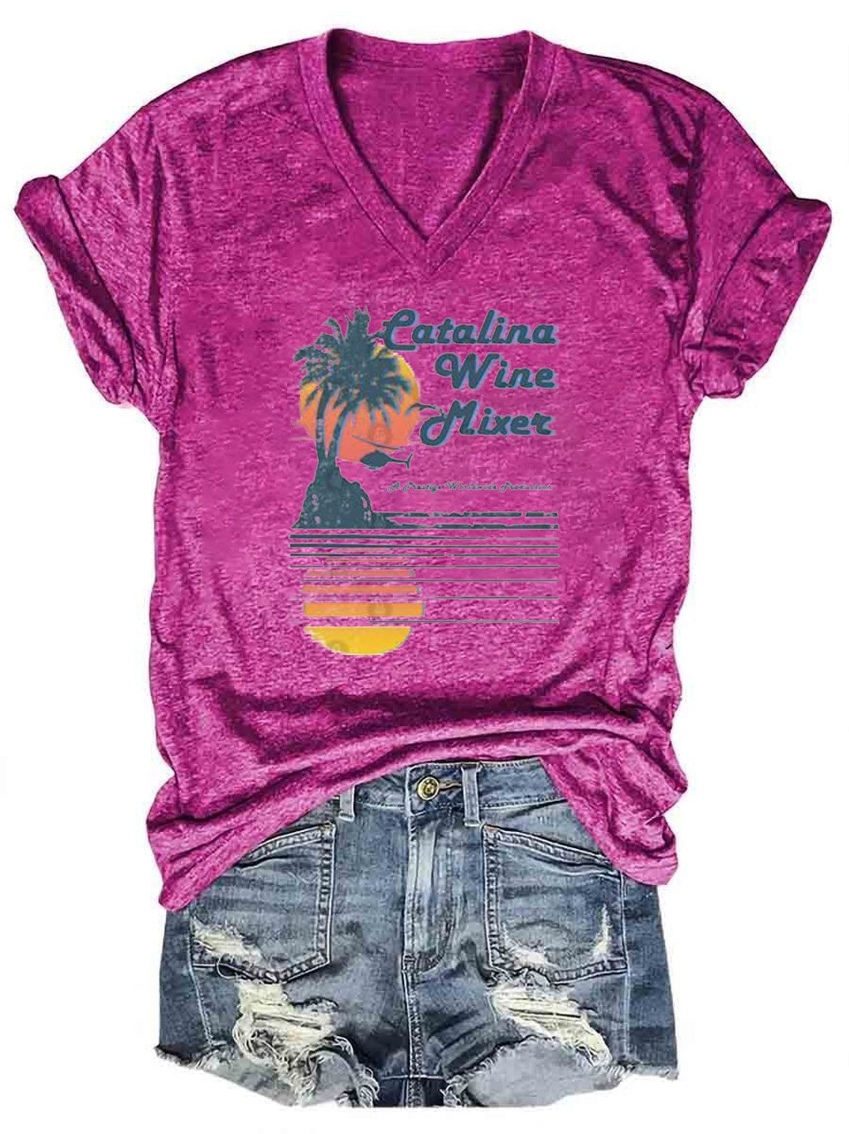 Catalina Wine Mixer Women's T-shirt - Outlets Forever