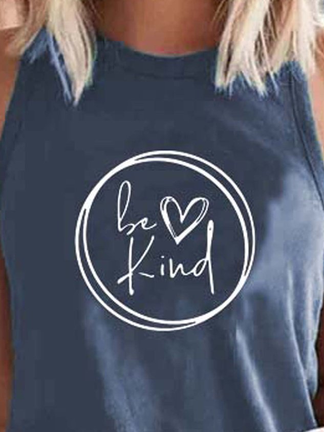 Women Be Kind Casual Tank Top - Outlets Forever