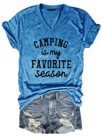 Camping is My Favorite Season Shirt