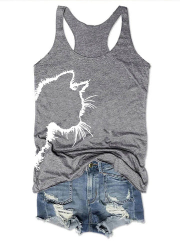 Cat Women Tank Top