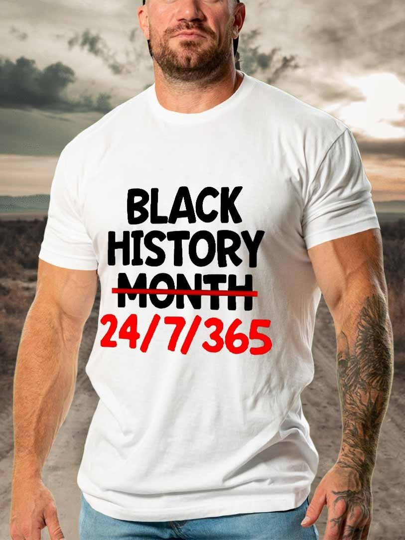 Men's Race Black History Month 247365 T-Shirt - Outlets Forever