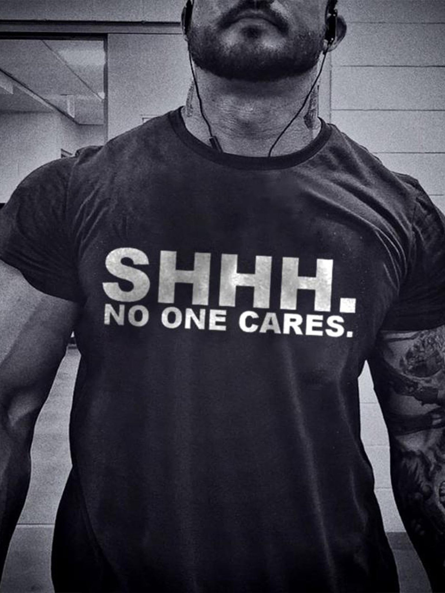 Men's No One Cares T-Shirt - Outlets Forever