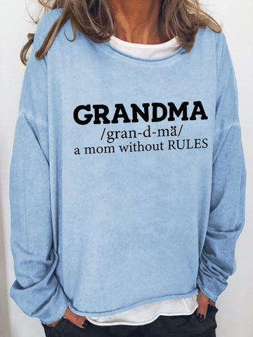 Women A Little Gift For Grandma Long Sleeve Top