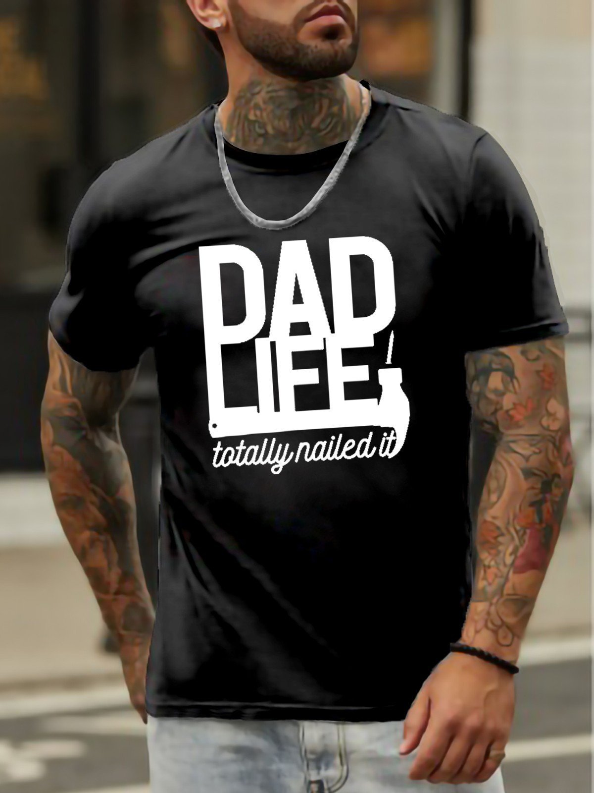 Dad Life Men's T-shirt - Outlets Forever