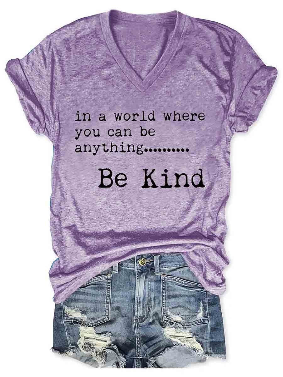 Women Be Kind T-Shirt - Outlets Forever