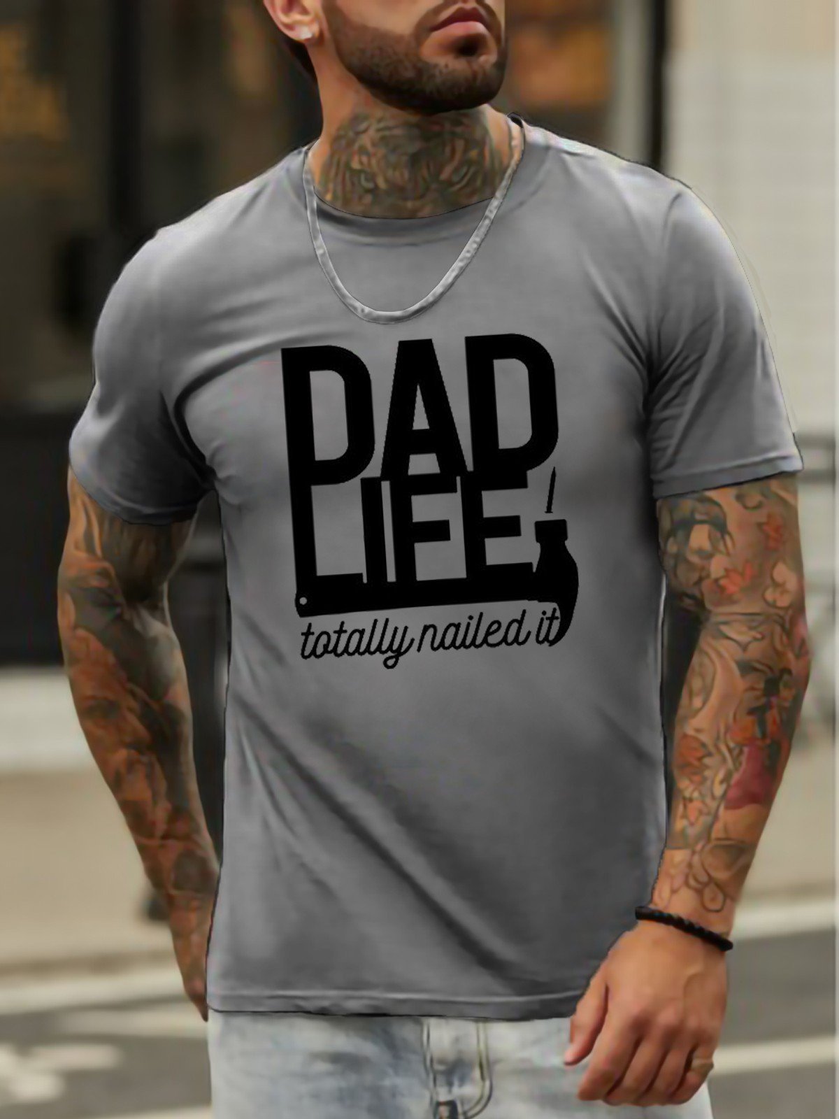 Dad Life Men's T-shirt - Outlets Forever