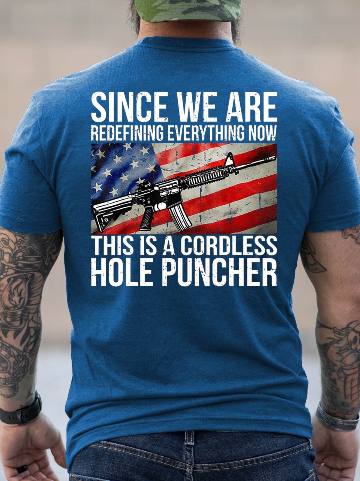 Men's Since We Are Redefining Everything This Is A Cordless Hole Puncher Tee - Outlets Forever