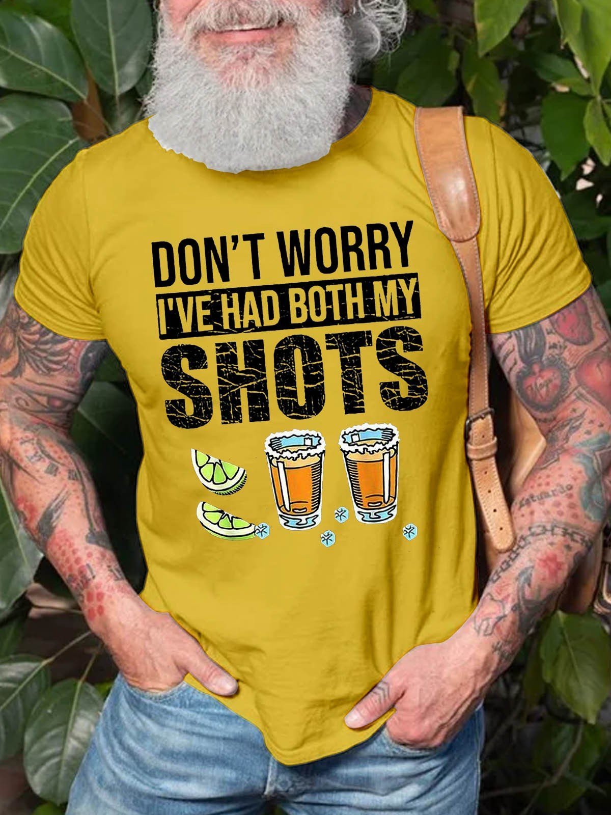 Men's Don't Worry I've Had Both My Shots T-Shirt - Outlets Forever