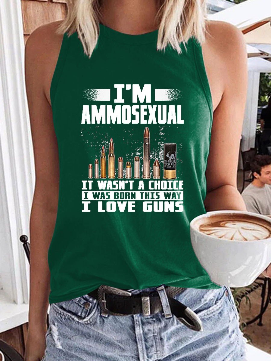 Women's I'm Ammosexual Funny Tank - Outlets Forever