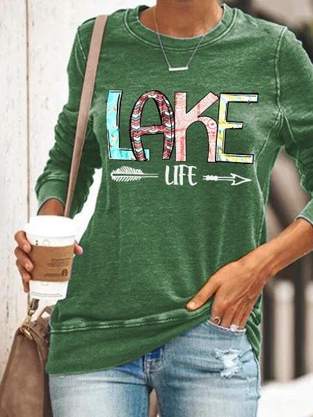 Women Lake Life T-Shirt - Outlets Forever