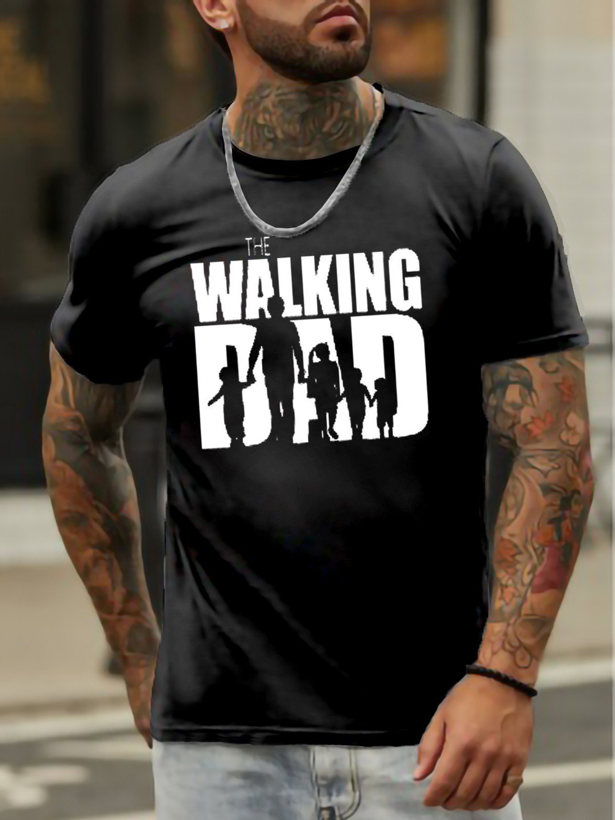 The Walking Dad Men's T-shirt - Outlets Forever